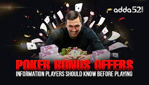 Why a Poker Bonus is Important